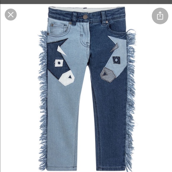 Stella McCartney Other - Stella McCartney Lohan donkey patch jeans 12